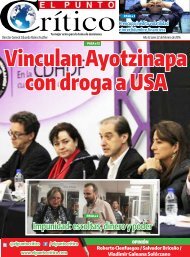 Vinculan Ayotzinapa con droga a USA