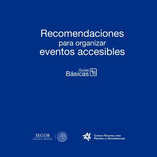 Recomendaciones eventos accesibles