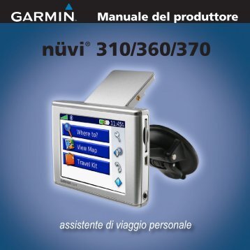 Garmin nuvi 360 GPS,OEM,MINI R56,NA - Manuale del produttore