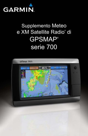 Garmin GPSMAP 720s - Supplemento
