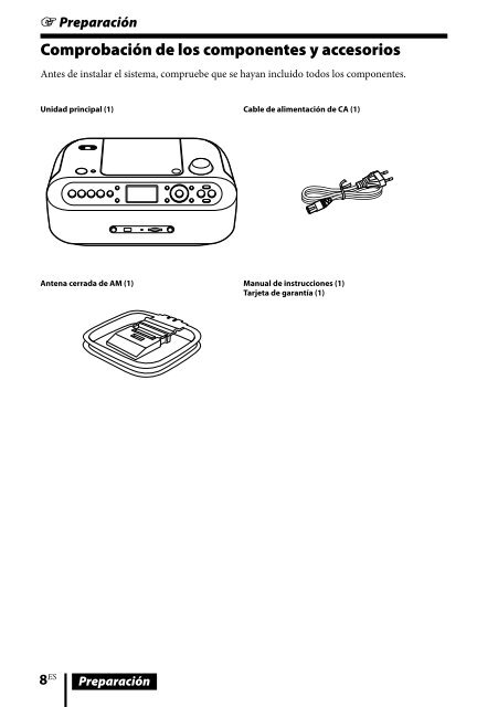 Sony ZS-R100CP - ZS-R100CP Consignes d&rsquo;utilisation Espagnol