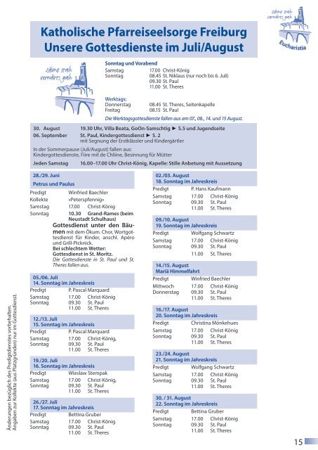 2014-07 Pfarrblatt (Doppelausgabe)