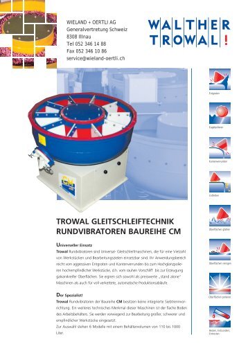 TROWAL GLEITSCHLEIFTECHNIK ... - Wieland + Oertli AG