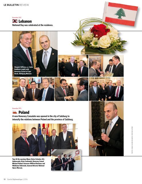 CERCLE DIPLOMATIQUE - issue 01/2016