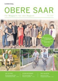 Gemeindemagazin Obere Saar, Ausgabe 01|2016