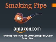 Smoking Pipe NAVY fits 9mm Cooling Filter - Amazon.com