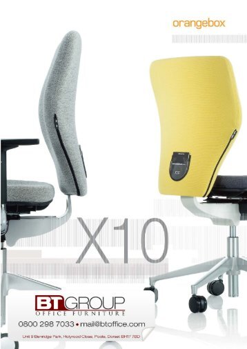BT Office Furniture - Orangebox x10 Brochure