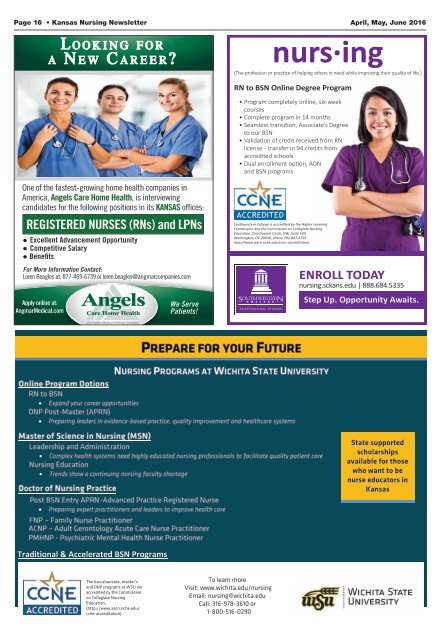 Nursing Newsletter - April 2016