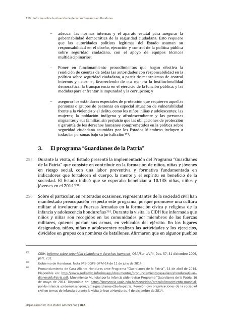 Situación de derechos humanos en Honduras