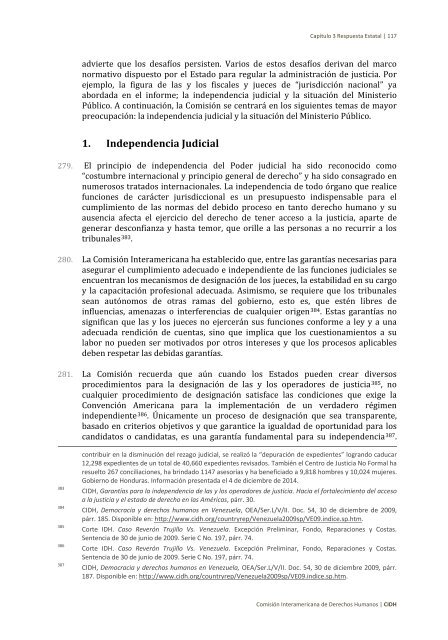 Situación de derechos humanos en Honduras