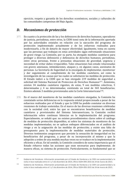 Situación de derechos humanos en Honduras