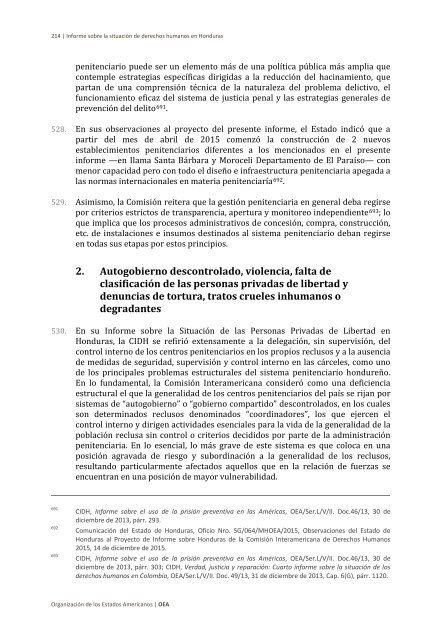 Situación de derechos humanos en Honduras