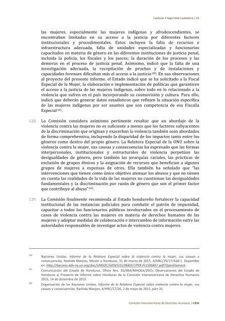 Situación de derechos humanos en Honduras