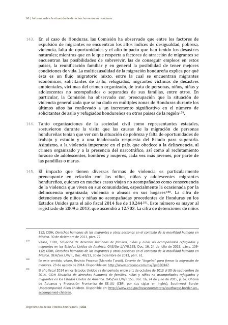 Situación de derechos humanos en Honduras