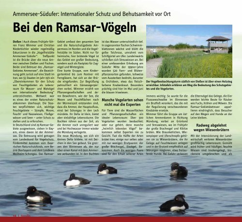 Tassilo - das Magazin um Weilheim und die Seen, März/April 2016