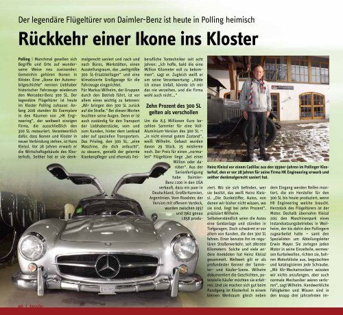 Tassilo - das Magazin um Weilheim und die Seen, März/April 2016