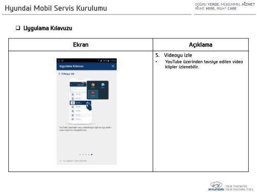 Hyundai Mobil Servis Uygulaması