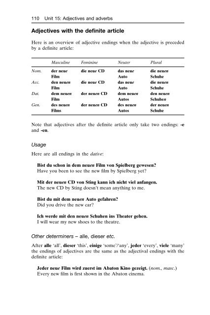 Intermediate german