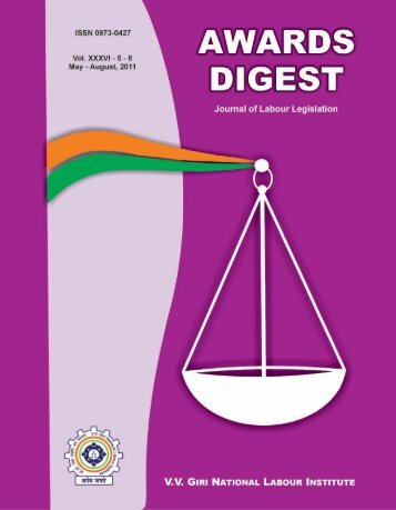 Decisions of the High Courts - VV Giri National Labour Institute