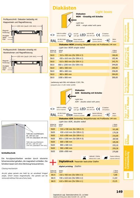 Technische Beschreibungen