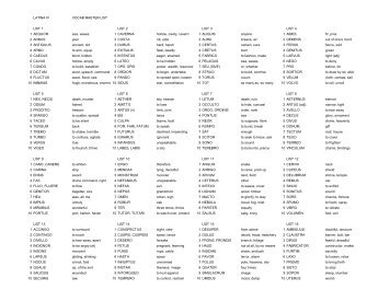 Cambridge latin course book 3 stage 21 vocabulary