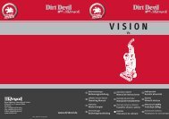 Dirt Devil Vision V1 - Bedienungsanleitung Dirt Devil Vision V1 BÃ¼rstsauger M6915
