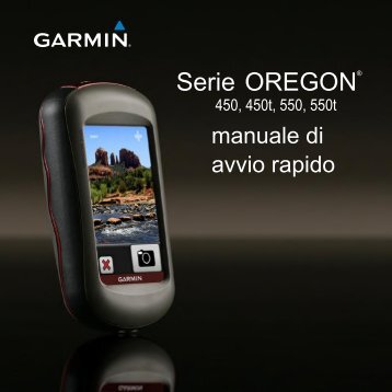 Garmin OregonÂ® 450 with TOPO Germany Light - manuale di avvio rapido