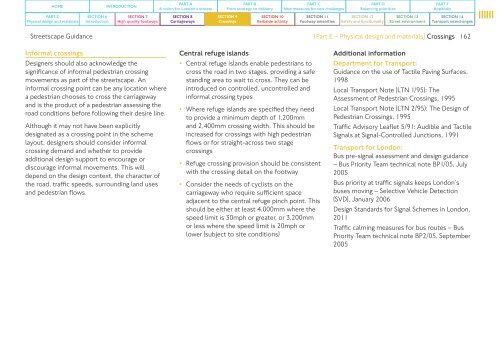 STREETSCAPE GUIDANCE