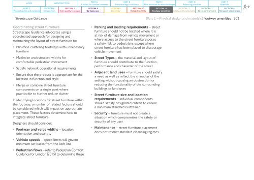 STREETSCAPE GUIDANCE