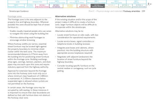 STREETSCAPE GUIDANCE