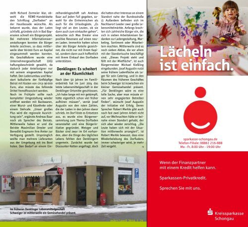 Altlandkreis - Das Magazin für den westlichen Pfaffenwinkel - März/April 2016