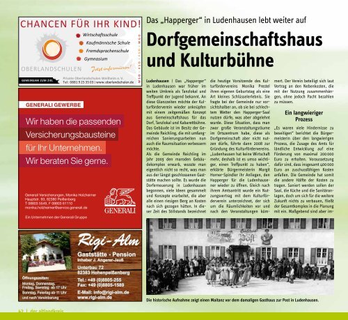 Altlandkreis - Das Magazin für den westlichen Pfaffenwinkel - März/April 2016