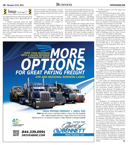 The Trucker Newspaper - December 15-31, 2015