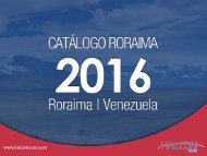 Halcon Tours - Roraima Catálogo 2016