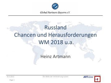 Export von Russland (Abnehmerländer) - Global Partners Bayern