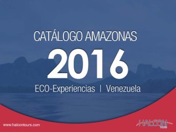 Halcon Tours - Amazonas Catálogo 2016