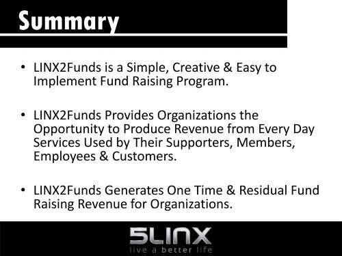 Introduction to LINX2Funds