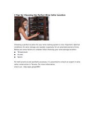 3 Tips for Choosing the Perfect Wine Cellar Locati