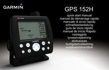 Garmin GPS 152H - Manuale di avvio rapido