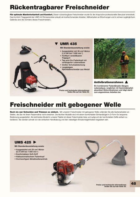 Honda Gartenkatalog 2016