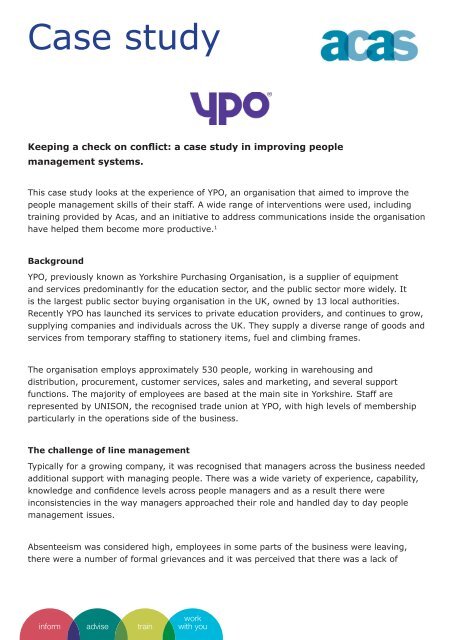 case study on functions of management