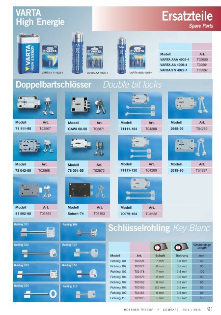 Rottner Katalog