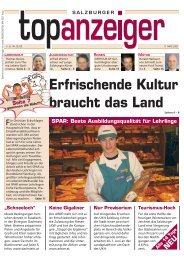 Erfrischende Kultur braucht das Land - Top Anzeiger