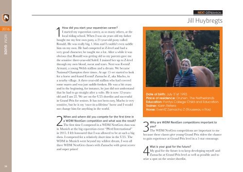 World Dressage Masters Guide 2016
