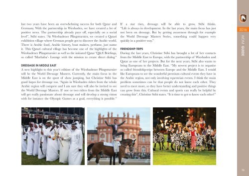 World Dressage Masters Guide 2016