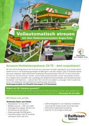 Raiffeisen Technik - Amazone Flyer