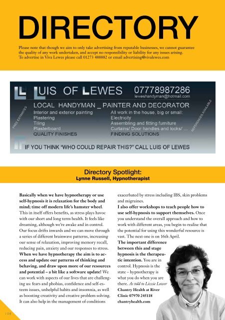 Viva Lewes Issue #114 March 2016