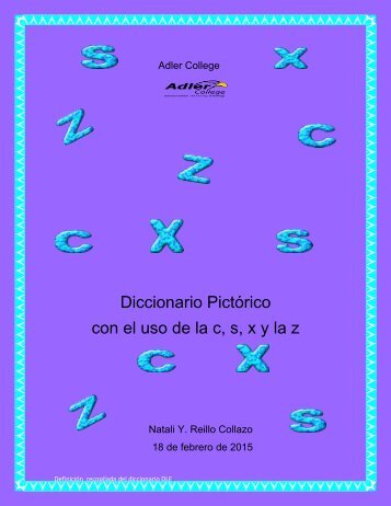 Diccionario Pictorico con la c, s, x y z