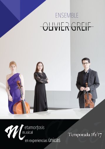 Ensemble Olivier Greif - Brochure ES Temporada 16-17