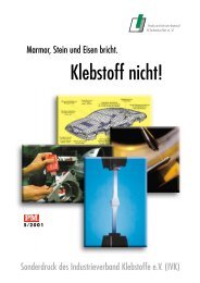 (PDF) Klebstoff nicht! - Industrieverband Klebstoffe e.V.